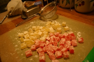 The chopped up Turkish Delight